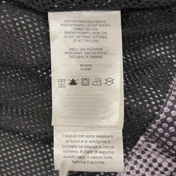 Columbia kids raincoat - grey pixel pattern size medium! - Picture 3 of 4
